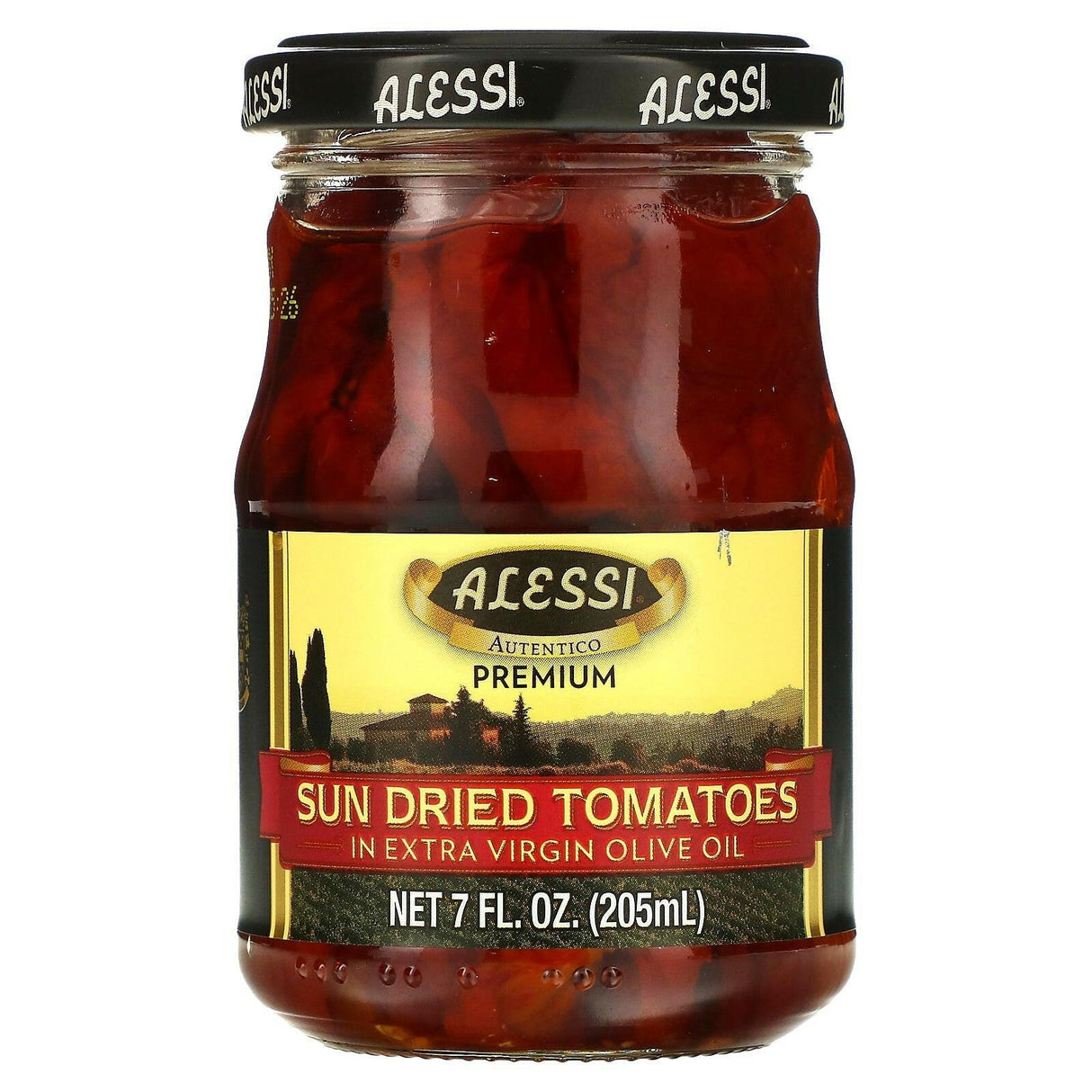 Alessi, Premium Sun Dried Tomatoes in Extra Virgin Olive Oil, 7 fl oz (205 ml) - Supply Center USA