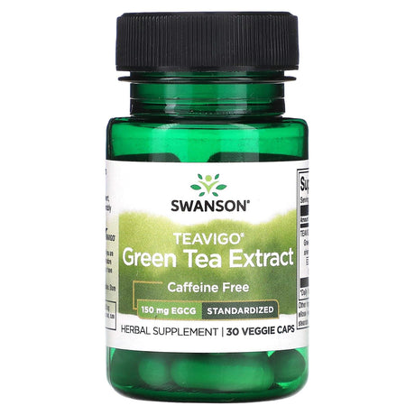 Swanson, Teavigo Green Tea Extract , 150 mg , 30 Veggie Caps - Supply Center USA