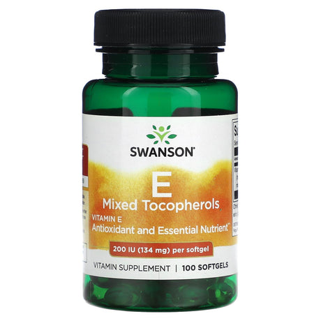 Swanson, Vitamin E Mixed Tocopherols, 1,200 IU (34 mg), 250 Softgels - Supply Center USA