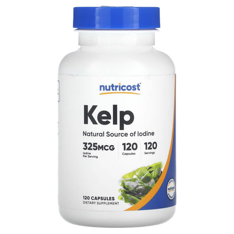 Nutricost, Kelp, 325 mg, 120 Capsules - Supply Center USA