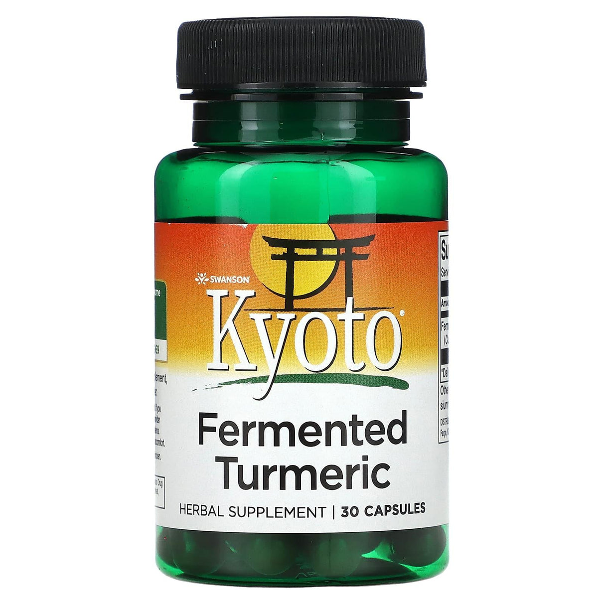 Swanson, Kyoto Fermented Turmeric, 30 Capsules - Supply Center USA