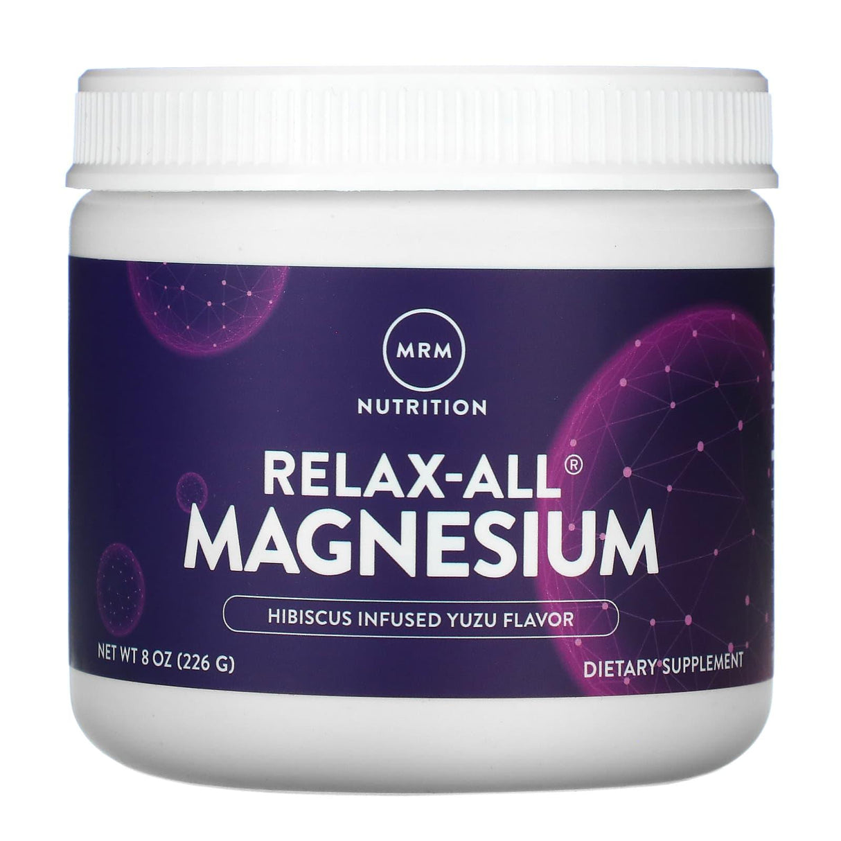 MRM Nutrition, Relax-All Magnesium, Hibiscus Infused Yuzu, 8 oz (226 g) - Supply Center USA