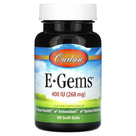 Carlson, E-Gems, 268 mg (400 IU), 90 Soft Gels - Supply Center USA