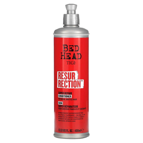 TIGI, Bed Head, Resurrection, Super Repair Conditioner, For Weak, Brittle Hair, 13.53 fl oz (400 ml) - Supply Center USA