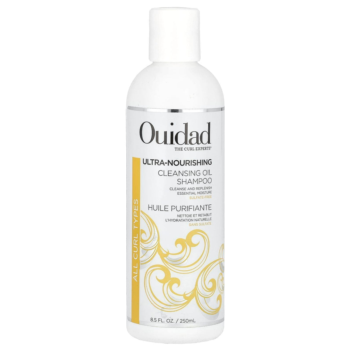 Ouidad, Ultra-Nourishing Cleansing Oil Shampoo, All Curl Types, 8.5 fl oz (250 ml) - Supply Center USA