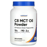 Nutricost, C8 MCT Oil Powder, Unflavored, 16.2 oz (454 g) - Supply Center USA