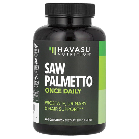 Havasu Nutrition, Saw Palmetto, Once Daily, 200 Capsules - Supply Center USA