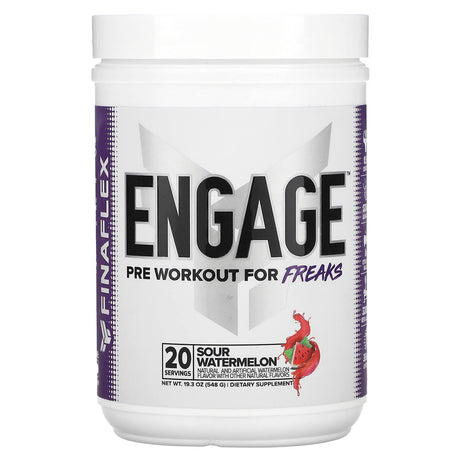 Finaflex, Engage, Pre Workout For Freaks, Angry Apple, 19.3 oz (545 g) - Supply Center USA