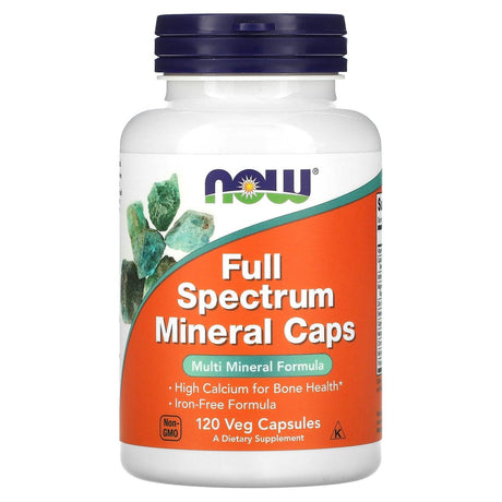 NOW Foods, Full Spectrum Mineral Caps, 120 Veg Capsules - Supply Center USA