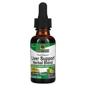 Nature's Answer, Liver Support Herbal Blend, Fluid Extract, Alcohol-Free, 2,000 mg, 1 fl oz (30 ml) - Supply Center USA