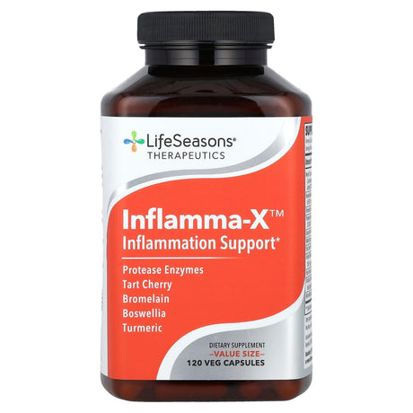 LifeSeasons, Inflamma-X™, 120 Veg Capsules - Supply Center USA