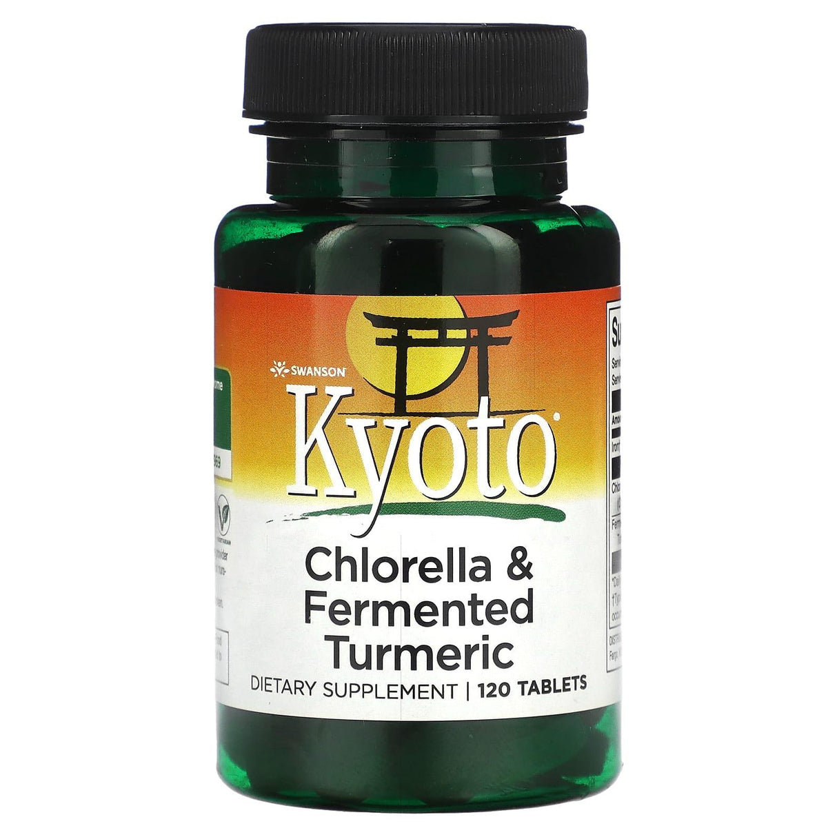 Swanson, Kyoto, Chlorella & Fermented Turmeric, 120 Tablets - Supply Center USA