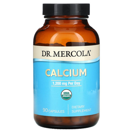 Dr. Mercola, Calcium, 1,200 mg, 90 Capsules - Supply Center USA