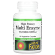 Natural Factors, High Potency Multi Enzyme, 60 Vegetarian Capsules - Supply Center USA