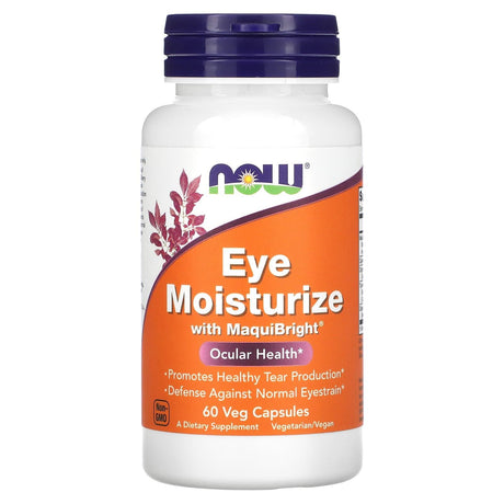 NOW Foods, Eye Moisturizer with MaquiBright, 60 Veg Capsules - Supply Center USA