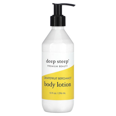 Deep Steep, Body Lotion, Grapefruit Bergamot, 10 fl oz (296 ml) - Supply Center USA