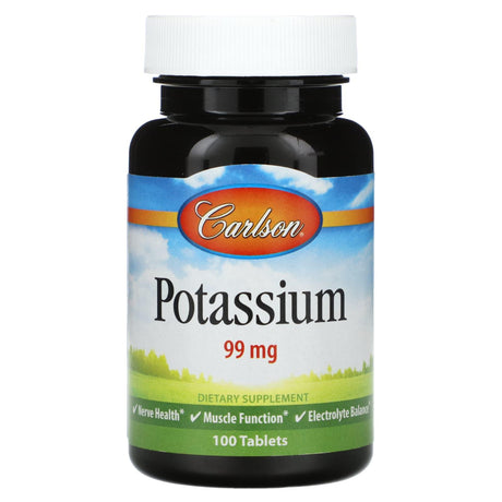 Carlson, Potassium, 99 mg, 250 Tablets - Supply Center USA