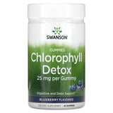 Swanson, Chlorophyll Detox Gummies, Blueberry, 25 mg , 60 Gummies - Supply Center USA