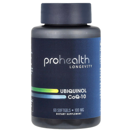 ProHealth Longevity, Ubiquinol CoQ-10, 100 mg, 60 Softgels - Supply Center USA