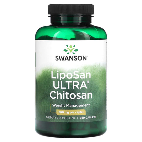 Swanson, LipoSan Ultra Chitosan, 500 mg , 240 Caplets - Supply Center USA