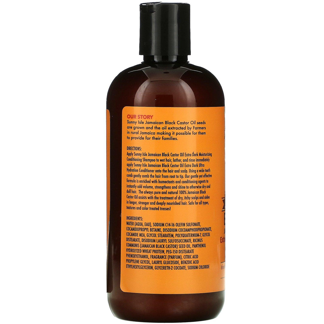 Sunny Isle, Extra Dark Jamaican Black Castor Oil Shampoo, 12 fl oz - HealthCentralUSA