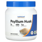 Nutricost, Psyllium Husk, Unflavored, 16.2 oz (454 g) - Supply Center USA