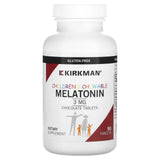 Kirkman Labs, Children Chewable Melatonin, Chocolate, 3 mg, 90 Tablets - Supply Center USA