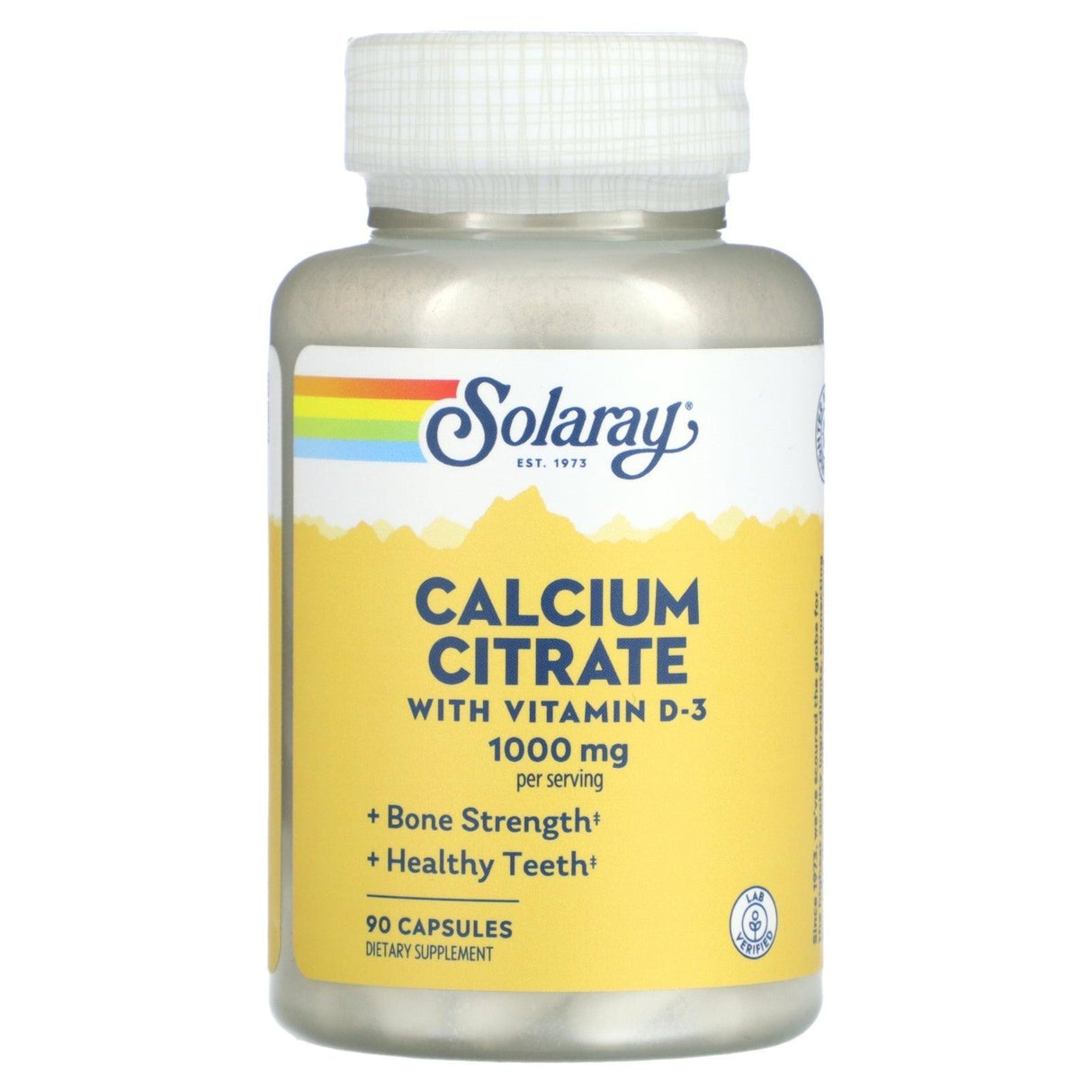 Solaray, Calcium Citrate with Vitamin D-3, 250 mg, 180 Capsules - Supply Center USA