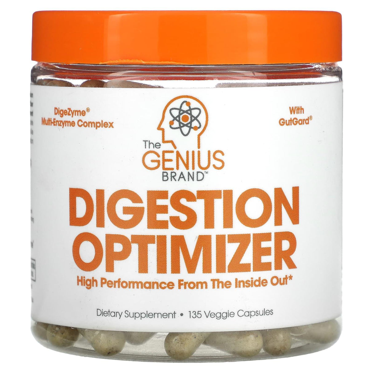 The Genius Brand, Digestion Optimizer, 135 Veggie Capsules - Supply Center USA