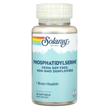 Solaray, Phosphatidylserine, 30 Softgels - Supply Center USA