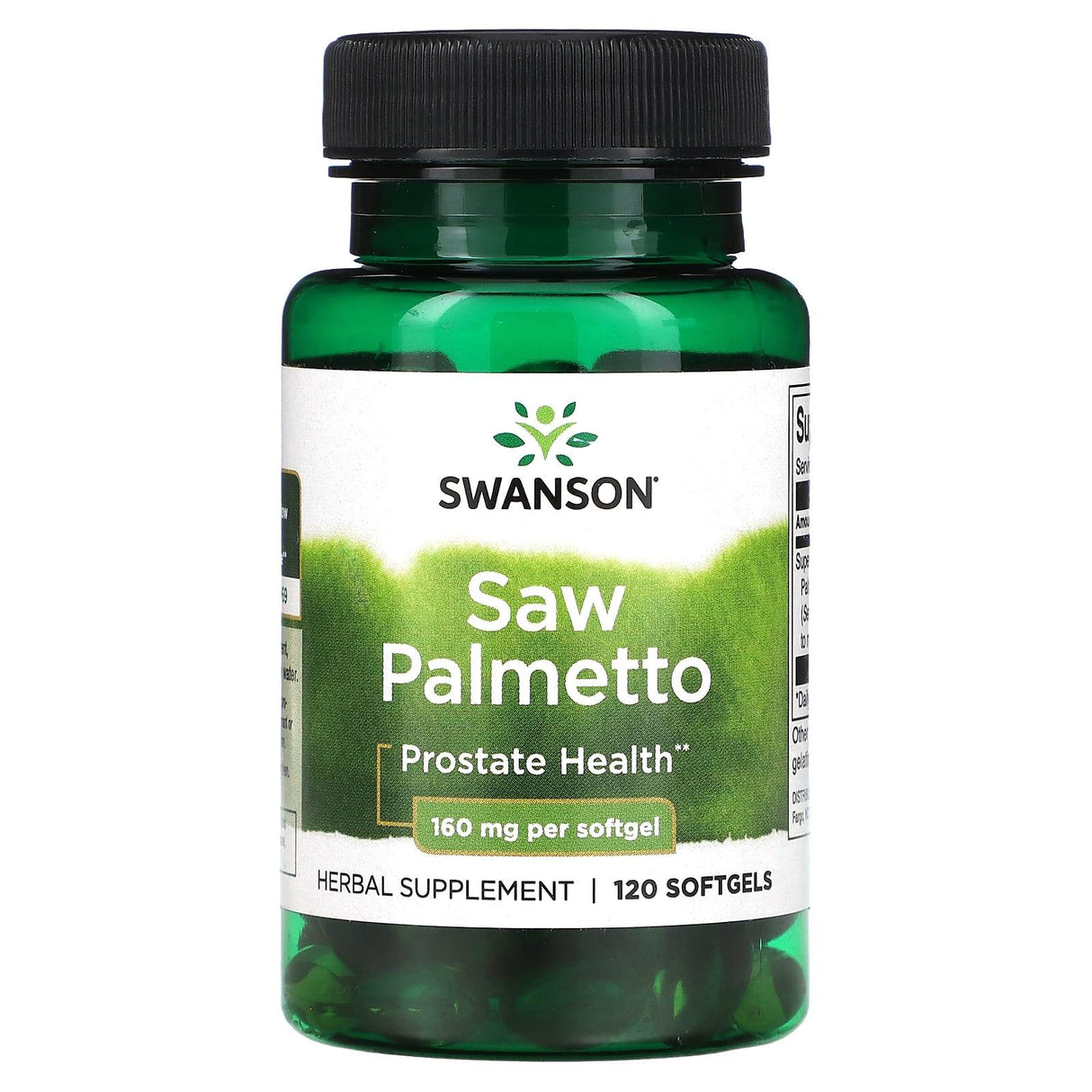 Swanson, Saw Palmetto, 160 mg, 120 Softgels - Supply Center USA