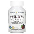 Nordic Naturals, Zero Sugar Vitamin D3 Gummies, Wild Berry, 25 mcg (1,000 IU), 60 Gummies - Supply Center USA