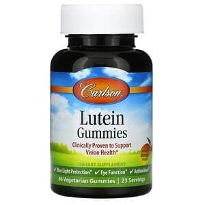 Carlson Labs, Lutein Gummies, Natural Mango, 46 Vegetarian Gummies - Supply Center USA