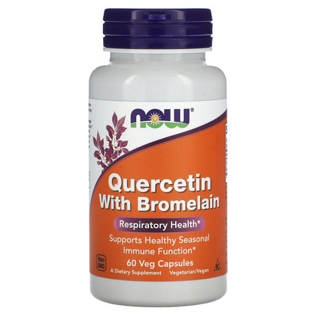 NOW Foods, Quercetin with Bromelain, 120 Veg Capsules - Supply Center USA