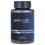 ProHealth Longevity, Valerian Extract With Lemon Balm, 60 Capsules - Supply Center USA