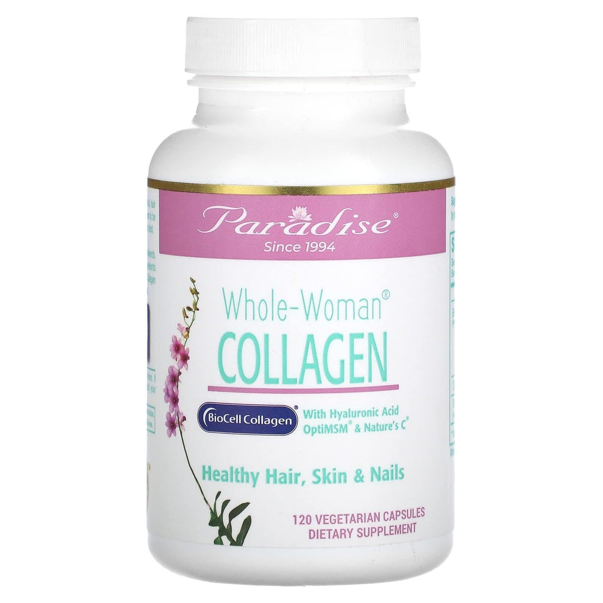 Paradise Herbs, Whole-Woman Collagen, 60 Vegetarian Capsules - Supply Center USA