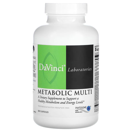 DaVinci Laboratories of Vermont, Metabolic Multi, 180 Capsules - Supply Center USA