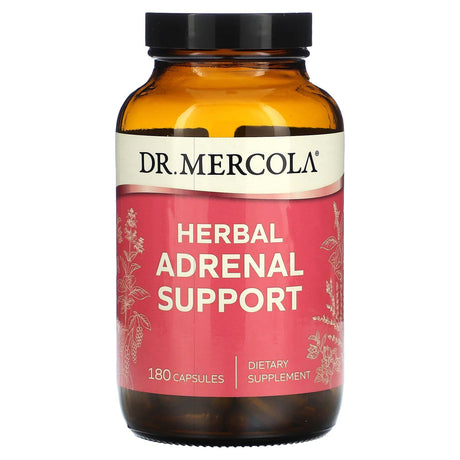 Dr. Mercola, Herbal Adrenal Support, 180 Capsules - Supply Center USA