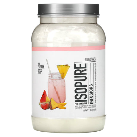 Isopure, Infusions Protein Powder, Tropical Punch, 1.98 lb (900 g) - Supply Center USA