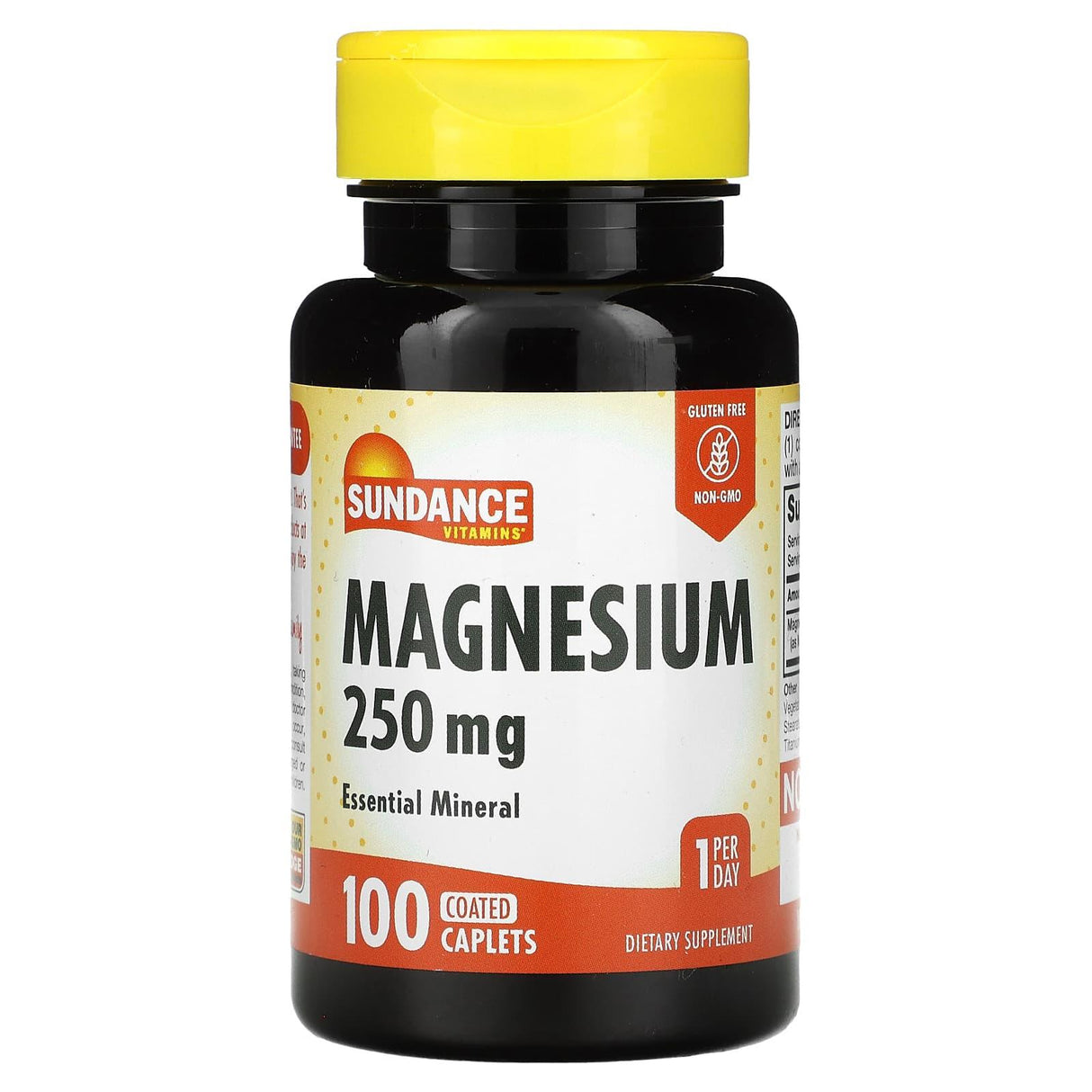 Sundance Vitamins, Vitamins, Magnesium, 250 mg, 100 Coated Caplets - Supply Center USA