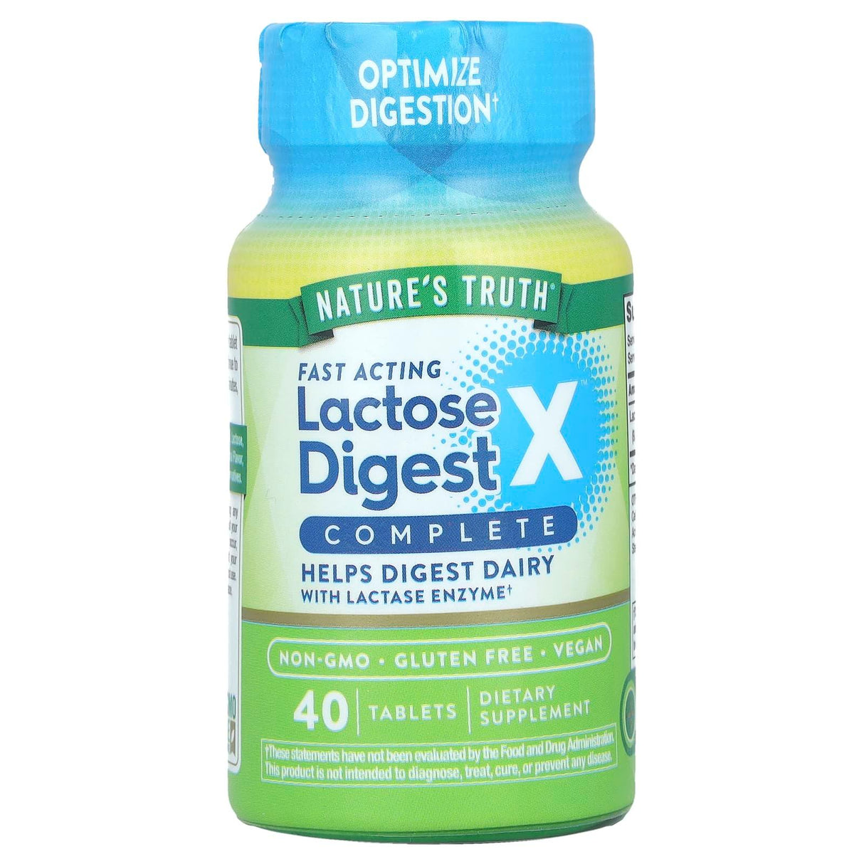 Nature's Truth, Fast Acting Lactose Digest X™ Complete, 40 Tablets - Supply Center USA