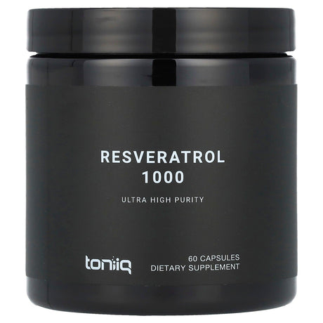 Toniiq, Resveratrol 1,000, 60 Capsules - Supply Center USA