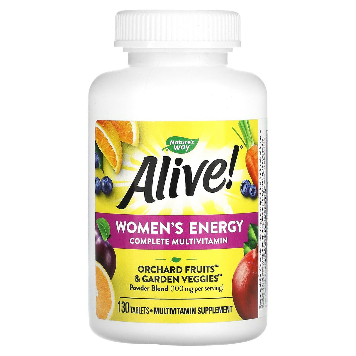 Nature's Way, Alive! Women's Energy Complete Multivitamin, 130 Tablets - Supply Center USA