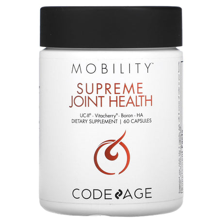 Codeage, Mobility, Supreme Joint Health, UC-II, Vitacherry, Boron, HA, 60 Capsules - Supply Center USA