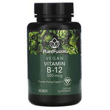 PlantFusion, Vegan Vitamin B-12, 500 mcg, 100 Tablets - Supply Center USA