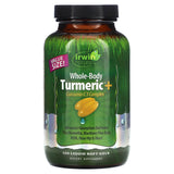 Irwin Naturals, Whole-Body Turmeric + Curcumin C3 Complex, 120 Liquid Soft-Gels - Supply Center USA