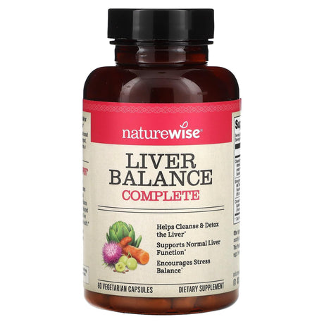 NatureWise, Liver Balance Complete, 60 Vegetarian Capsules - Supply Center USA