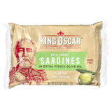 King Oscar, Wild Caught Sardines In Extra Virgin Olive Oil, 3.75 oz (106 g) - Supply Center USA