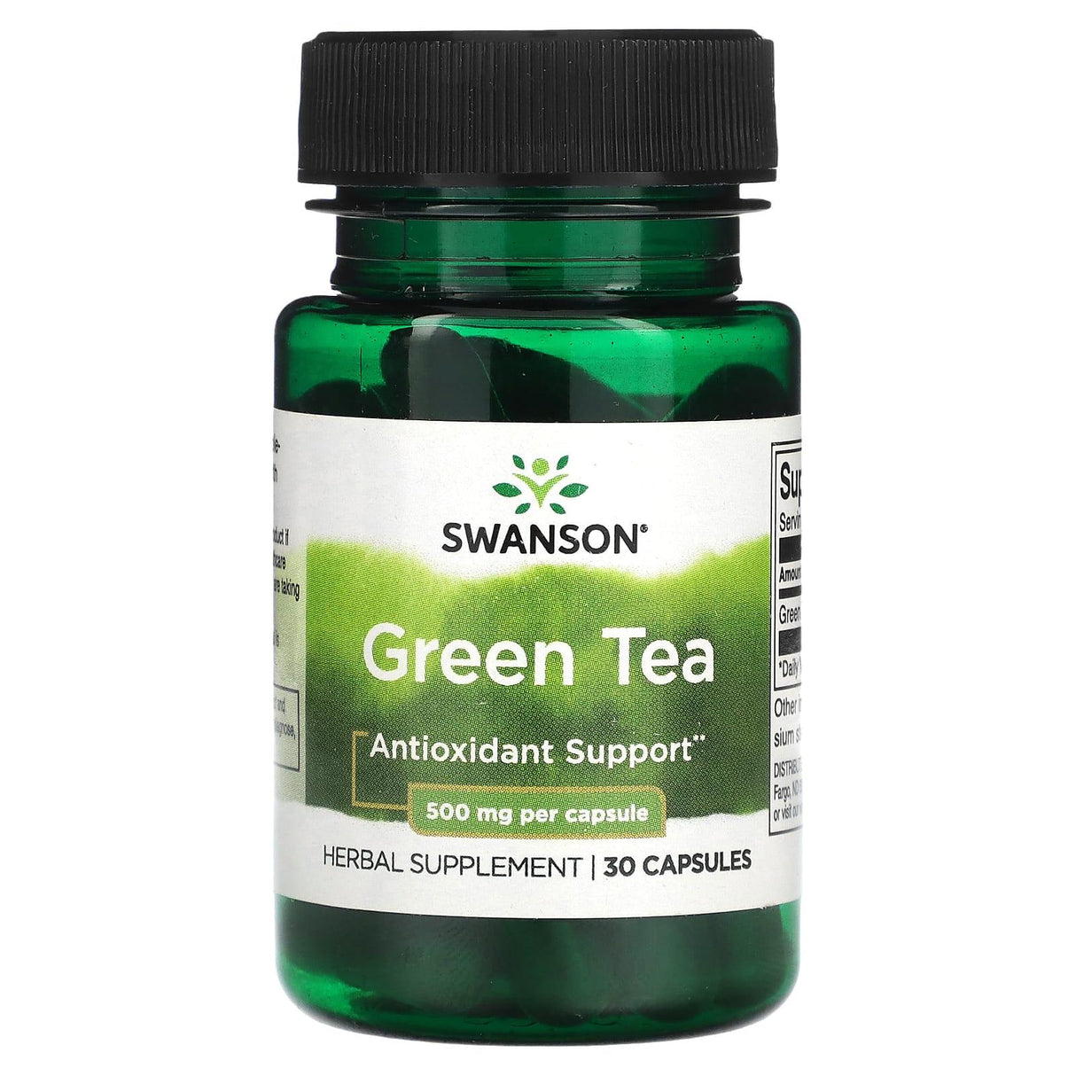 Swanson, Green Tea, 500 mg, 100 Capsules - Supply Center USA