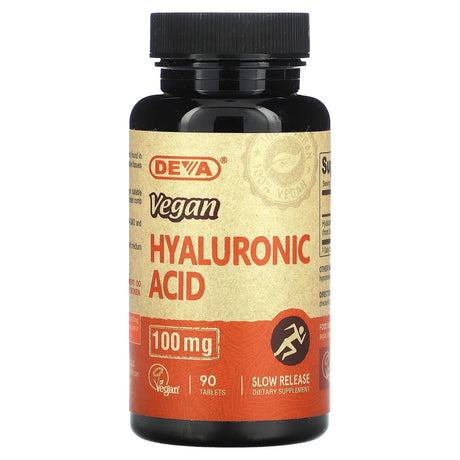 Deva, Vegan Hyaluronic Acid , 100 mg , 90 Tablets - Supply Center USA